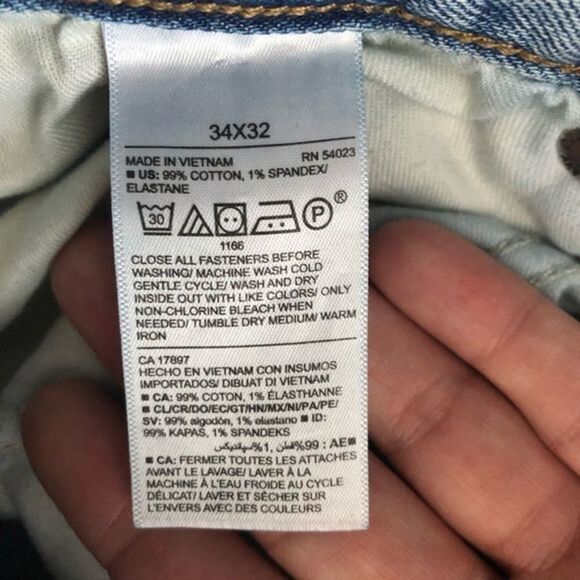 OLD Navy straight leg medium wash size 34 denim - Picture 5 of 5